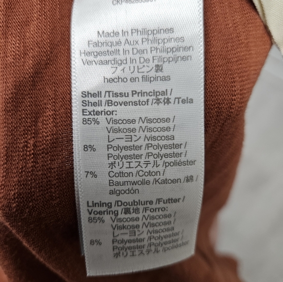 MADEWELL Rusty Red Dress Medium - Picture 7 of 7